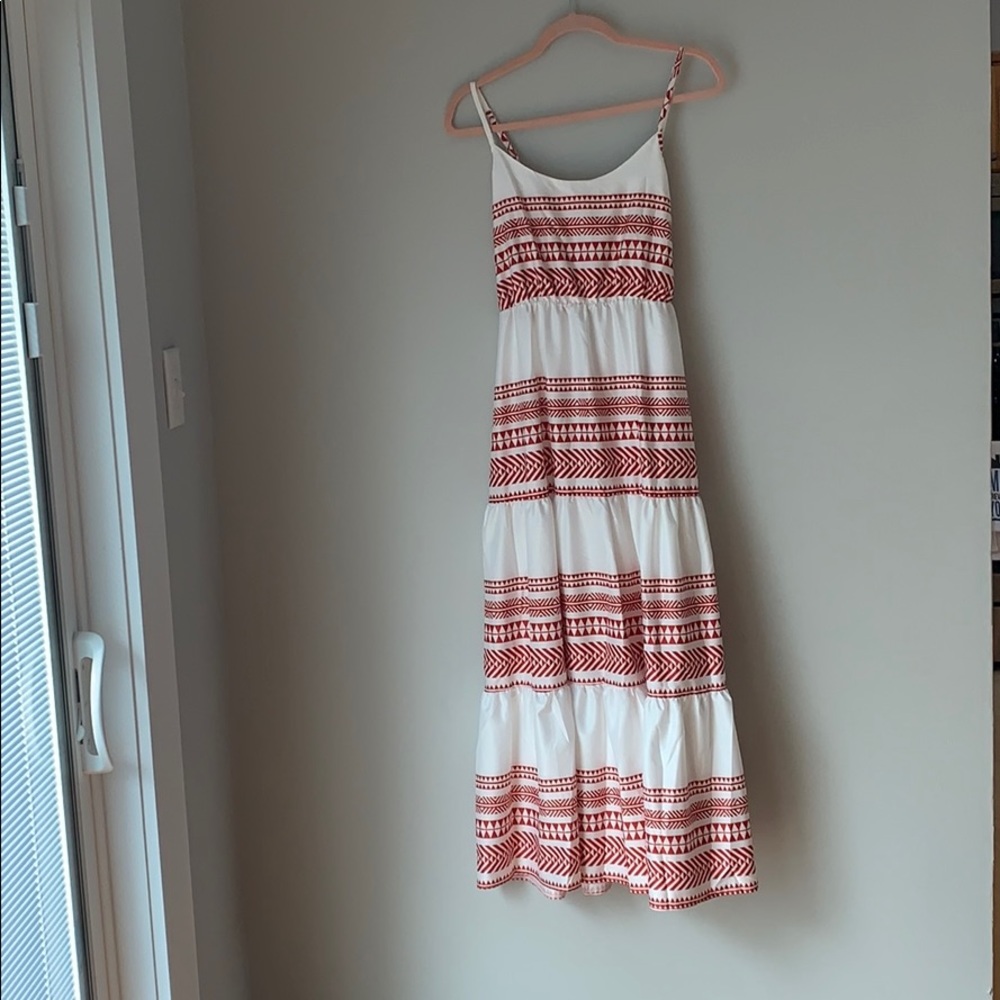 Tribal boho maxi dress
